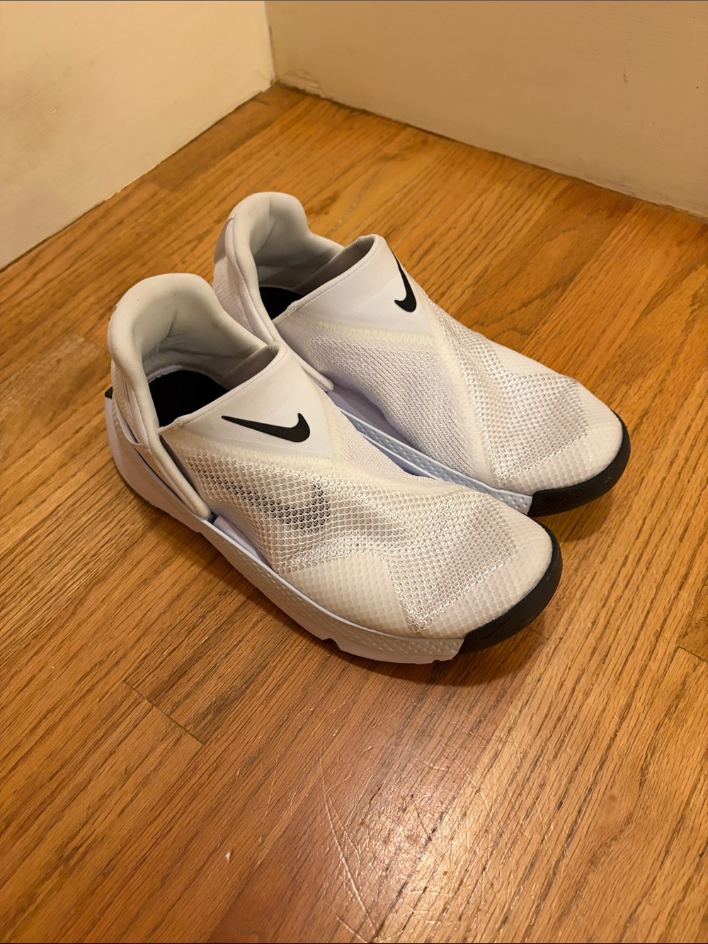 Nike Women’s White Go Flyease Slip-On Sneakers